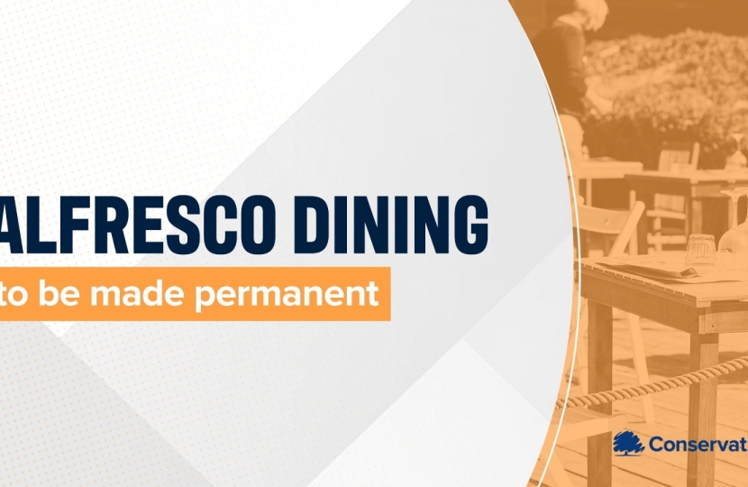 Alfresco dining to continue