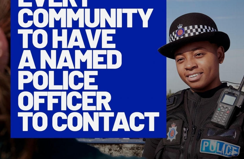 Every community to have a named police officer to contact