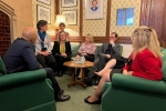 Tom Randall MP joins other Members of Parliament to meet Health Secretary Sajid Javid about the cost of HRT