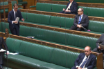 Speaking in Parliament