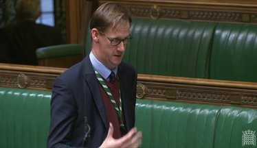 Tom Randall MP speaks in Parliament in favour of the Down Syndrome Bill