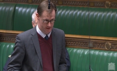 Tom Randall MP during the Treasury Questions on Tuesday, 1st February 2022. 